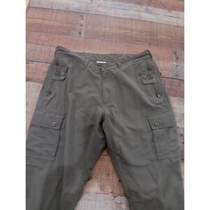 Clothing Arts Adventure Traveler Green Pants Mens Pockets Size 34 (2415)